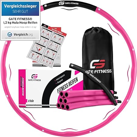 Hula Hoop de adelgazamiento para adultos - Diseño ondulado, diferentes pesos, incluye bolsa Hula Hoop de adelgazamiento para adultos - Diseño ondulado, diferentes pesos, incluye bolsa